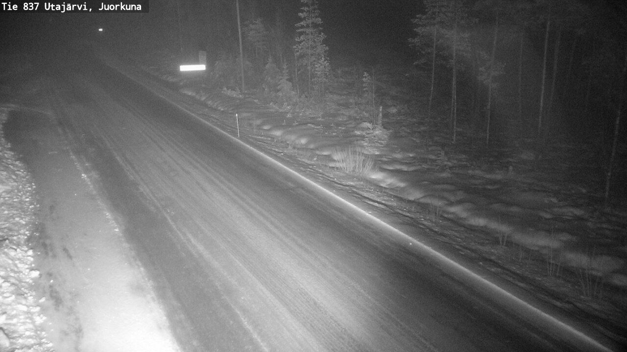 Kelikamerat Kuva Tie 837 Utajärvi, Juorkuna, Utajärvi, Pohjois-Pohjanmaa