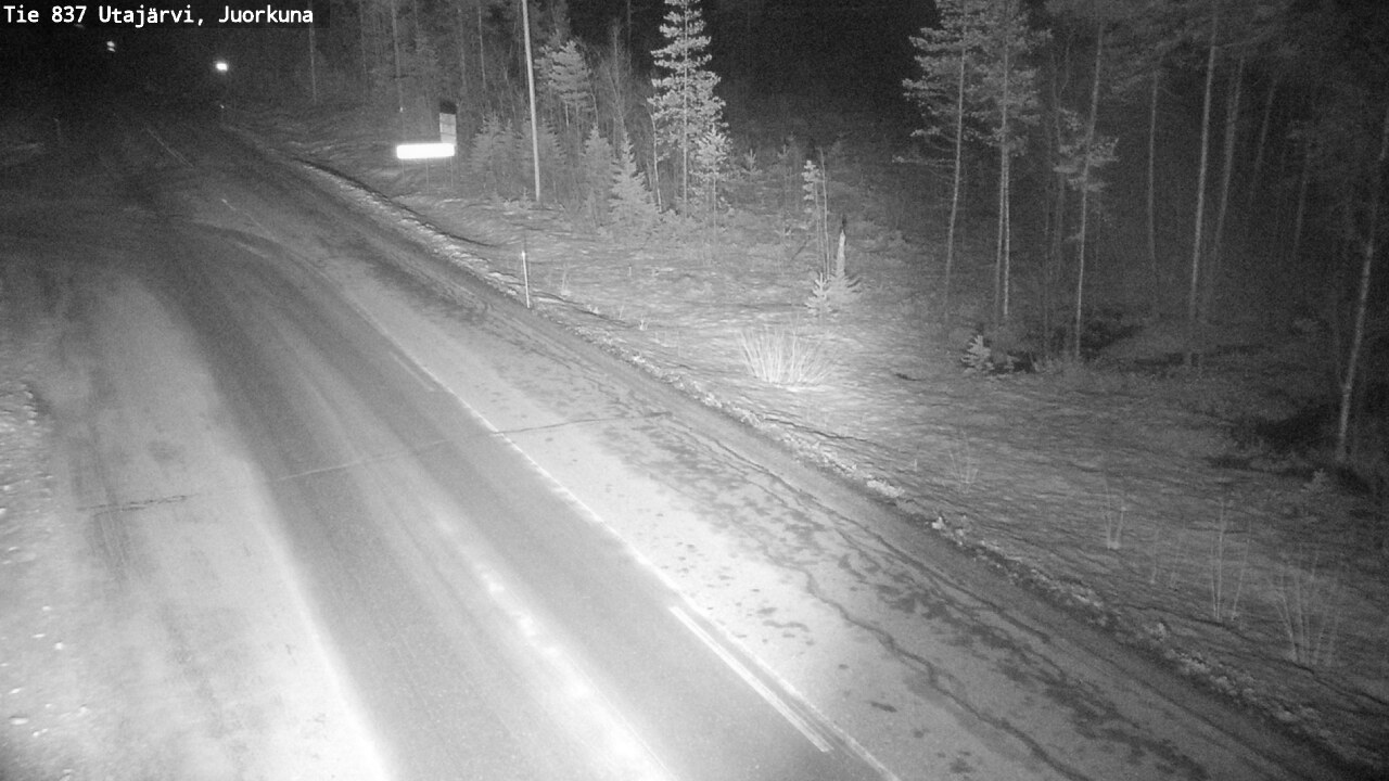 Kelikamerat Kuva Tie 837 Utajärvi, Juorkuna, Utajärvi, Pohjois-Pohjanmaa