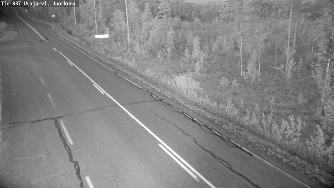 Kelikamerat Kuva Tie 837 Utajärvi, Juorkuna, Utajärvi, Pohjois-Pohjanmaa