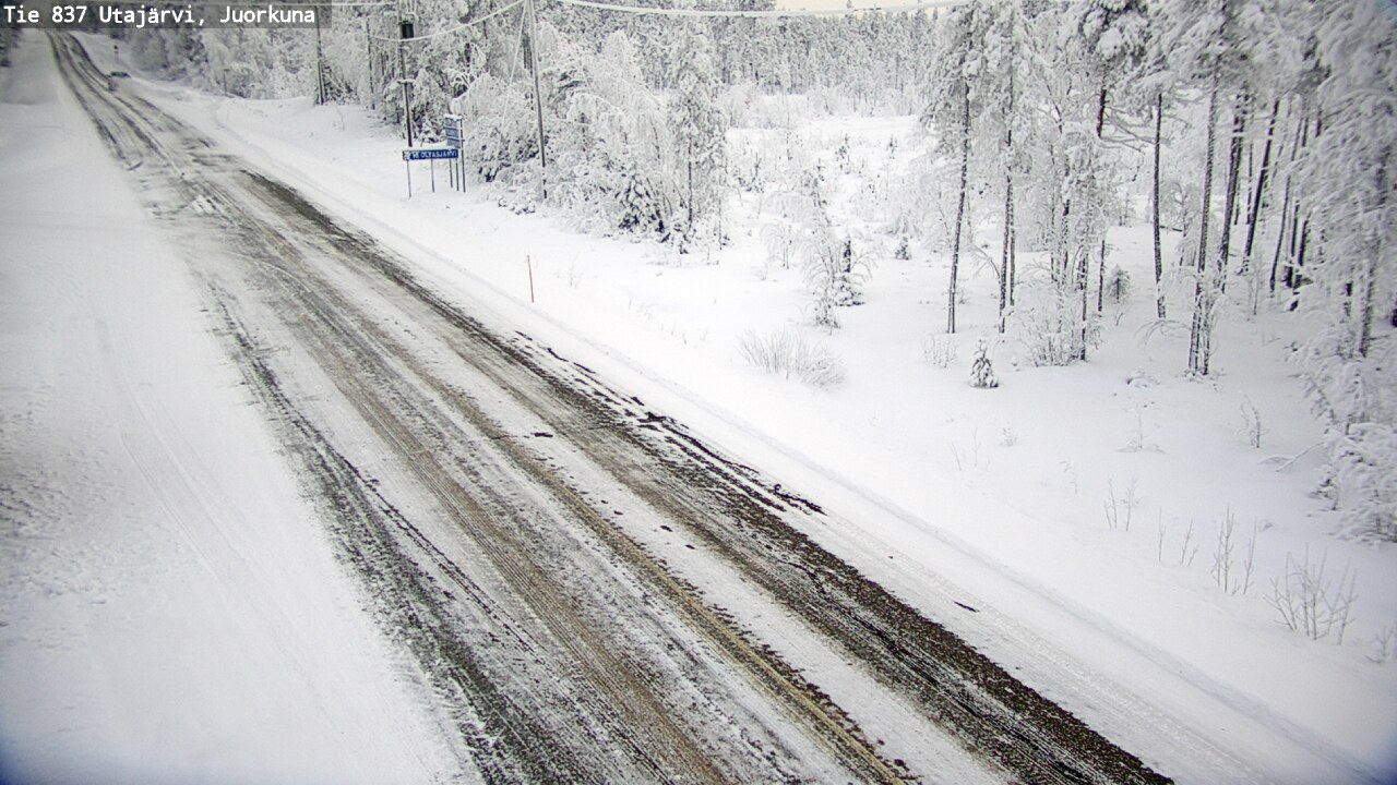 Kelikamerat Kuva Tie 837 Utajärvi, Juorkuna, Utajärvi, Pohjois-Pohjanmaa
