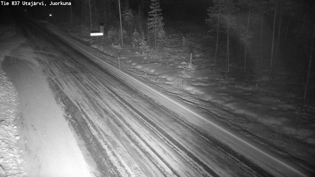 Kelikamerat Kuva Tie 837 Utajärvi, Juorkuna, Utajärvi, Pohjois-Pohjanmaa