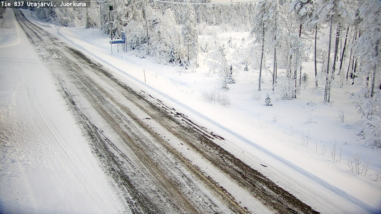 Kelikamerat Kuva Tie 837 Utajärvi, Juorkuna, Utajärvi, Pohjois-Pohjanmaa