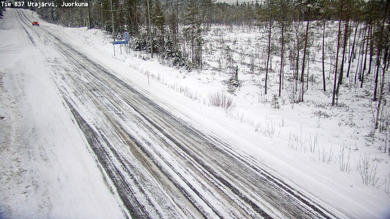 Kelikamerat Kuva Tie 837 Utajärvi, Juorkuna, Utajärvi, Pohjois-Pohjanmaa