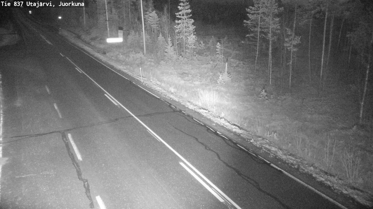 Kelikamerat Kuva Tie 837 Utajärvi, Juorkuna, Utajärvi, Pohjois-Pohjanmaa