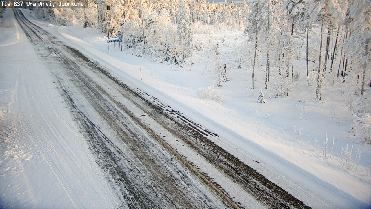 Kelikamerat Kuva Tie 837 Utajärvi, Juorkuna, Utajärvi, Pohjois-Pohjanmaa