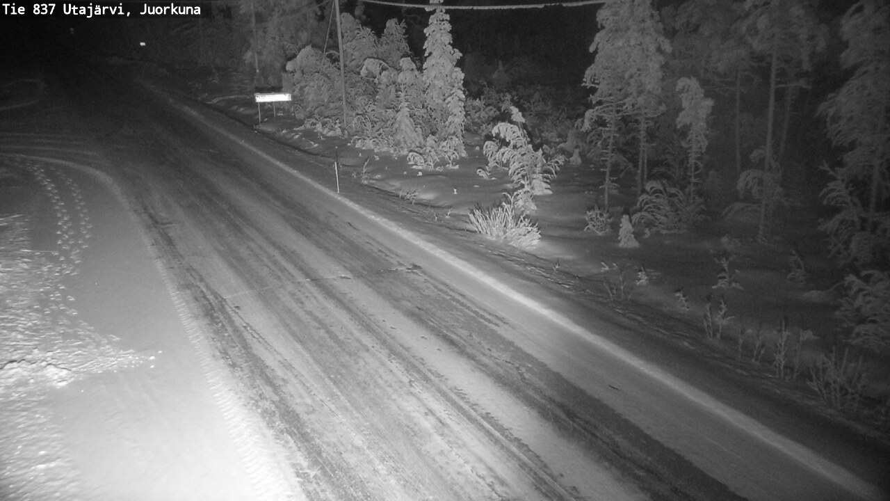 Kelikamerat Kuva Tie 837 Utajärvi, Juorkuna, Utajärvi, Pohjois-Pohjanmaa