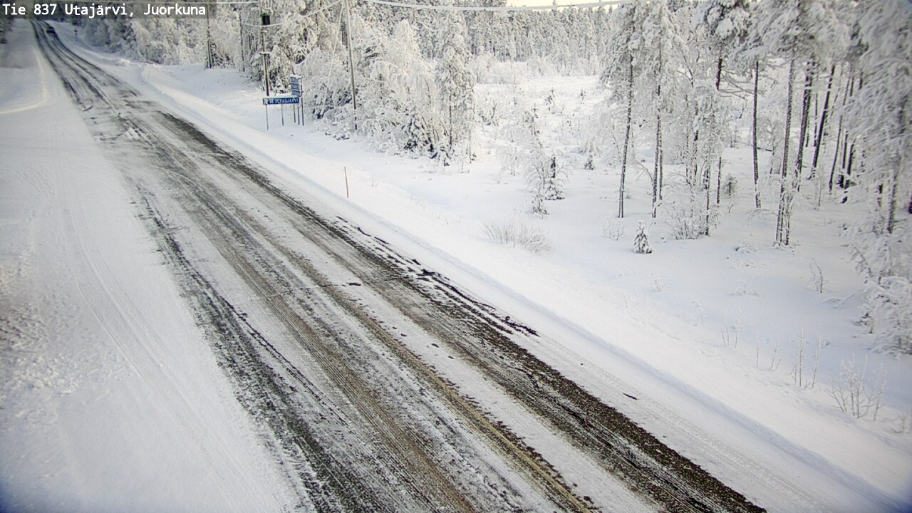Kelikamerat Kuva Tie 837 Utajärvi, Juorkuna, Utajärvi, Pohjois-Pohjanmaa