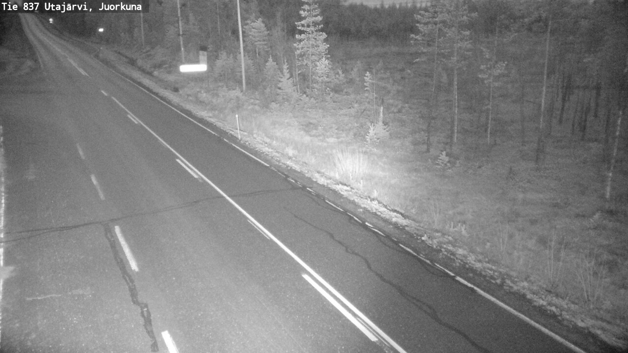 Kelikamerat Kuva Tie 837 Utajärvi, Juorkuna, Utajärvi, Pohjois-Pohjanmaa