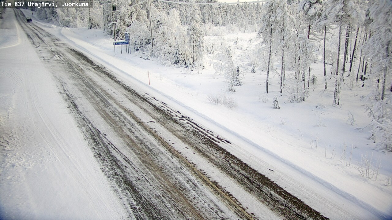Kelikamerat Kuva Tie 837 Utajärvi, Juorkuna, Utajärvi, Pohjois-Pohjanmaa