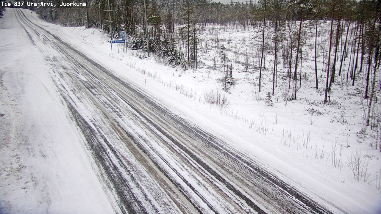 Kelikamerat Kuva Tie 837 Utajärvi, Juorkuna, Utajärvi, Pohjois-Pohjanmaa