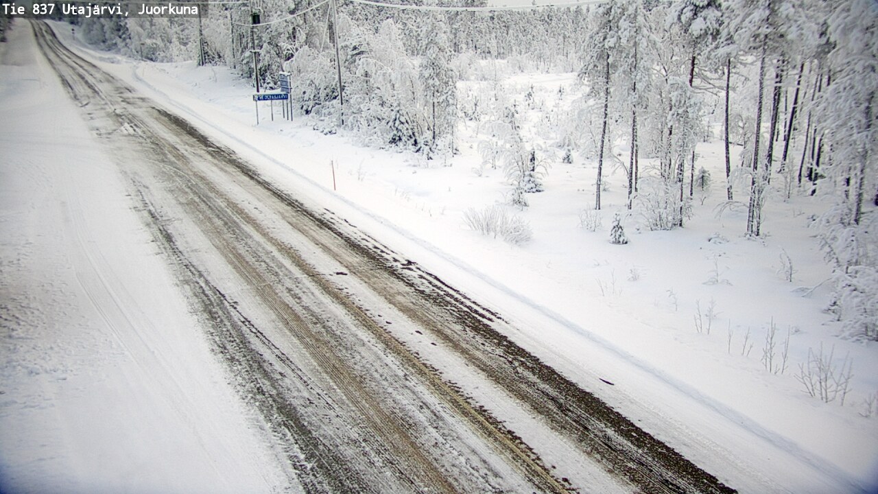 Kelikamerat Kuva Tie 837 Utajärvi, Juorkuna, Utajärvi, Pohjois-Pohjanmaa