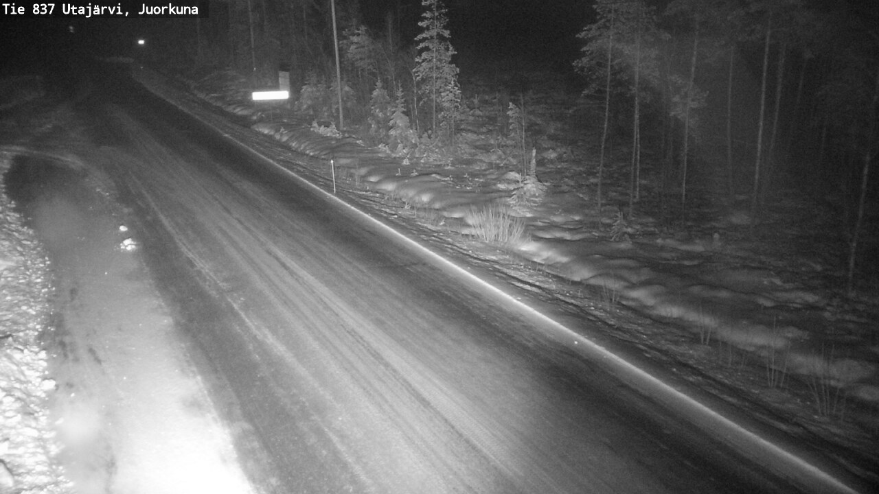 Kelikamerat Kuva Tie 837 Utajärvi, Juorkuna, Utajärvi, Pohjois-Pohjanmaa