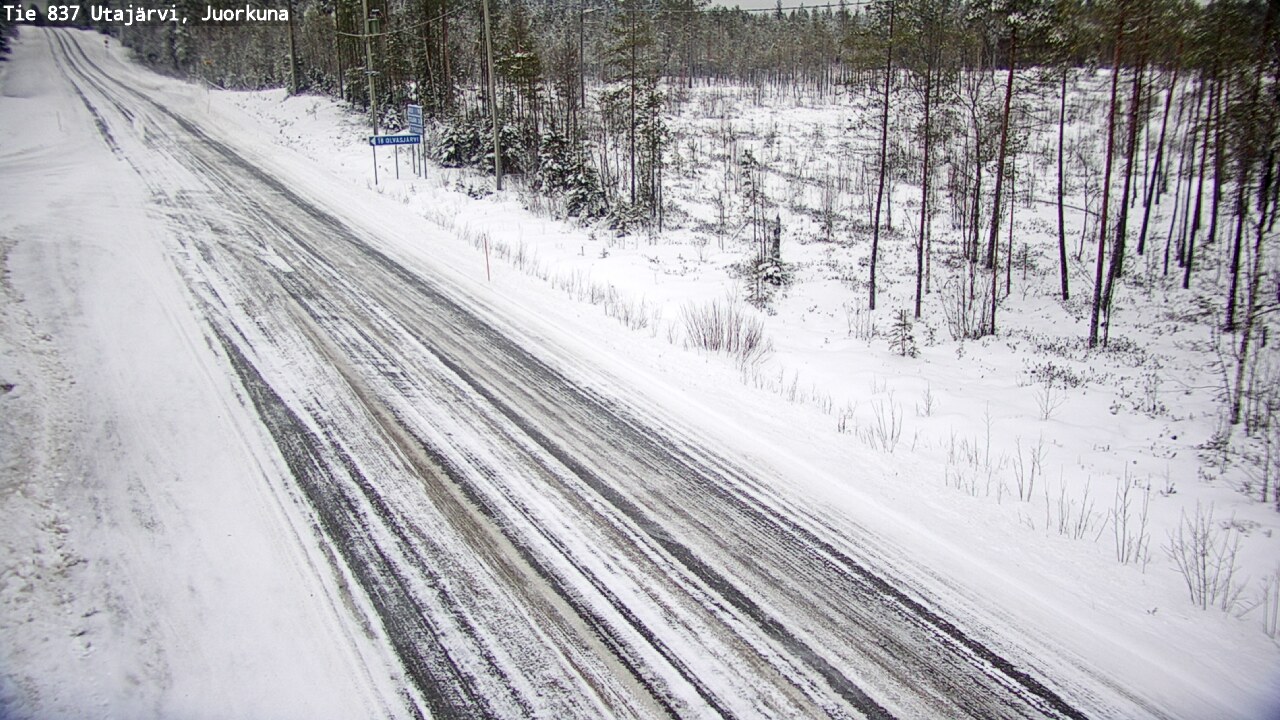 Kelikamerat Kuva Tie 837 Utajärvi, Juorkuna, Utajärvi, Pohjois-Pohjanmaa
