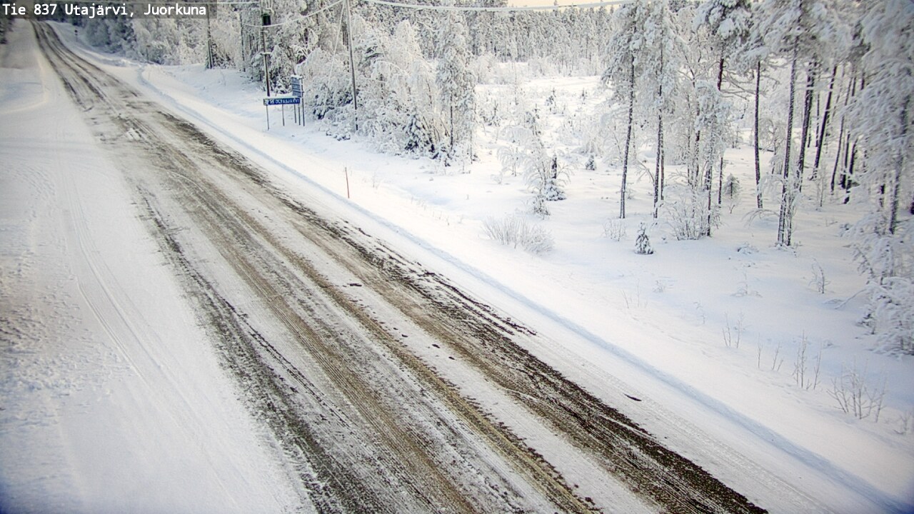 Kelikamerat Kuva Tie 837 Utajärvi, Juorkuna, Utajärvi, Pohjois-Pohjanmaa