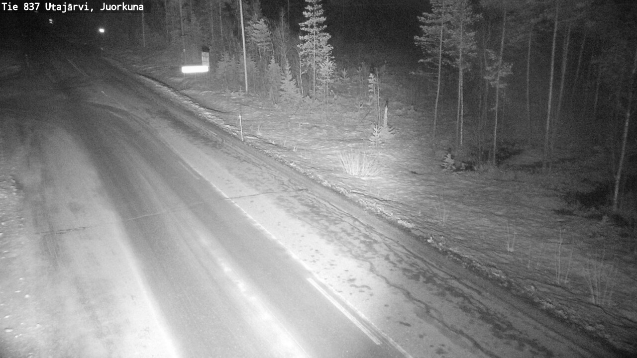 Kelikamerat Kuva Tie 837 Utajärvi, Juorkuna, Utajärvi, Pohjois-Pohjanmaa