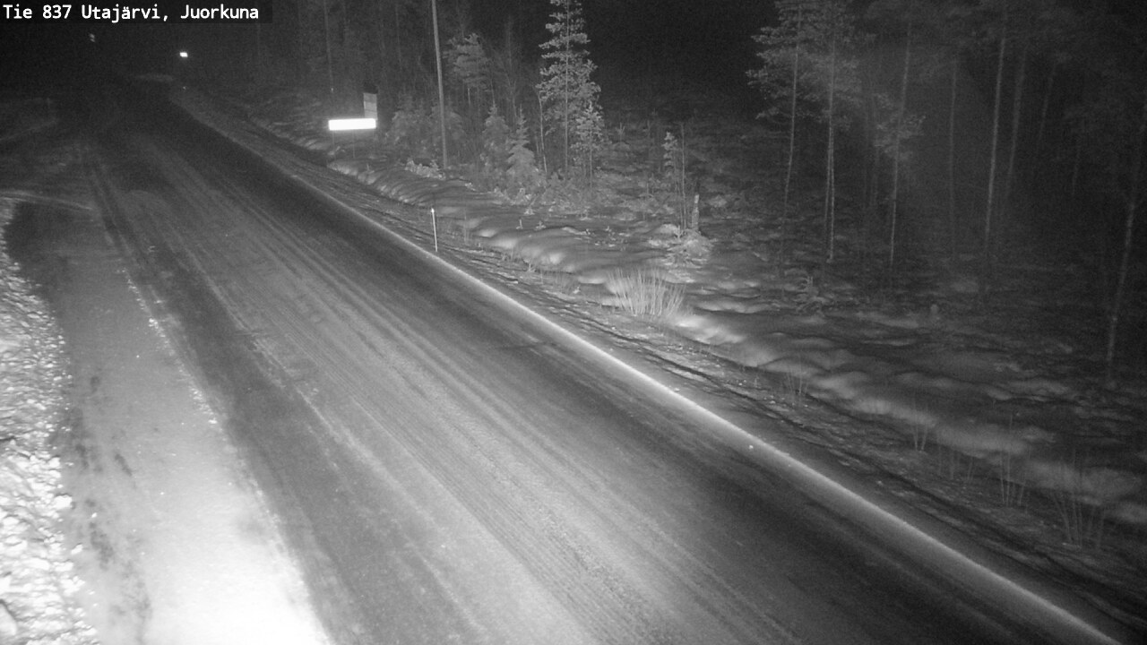 Kelikamerat Kuva Tie 837 Utajärvi, Juorkuna, Utajärvi, Pohjois-Pohjanmaa