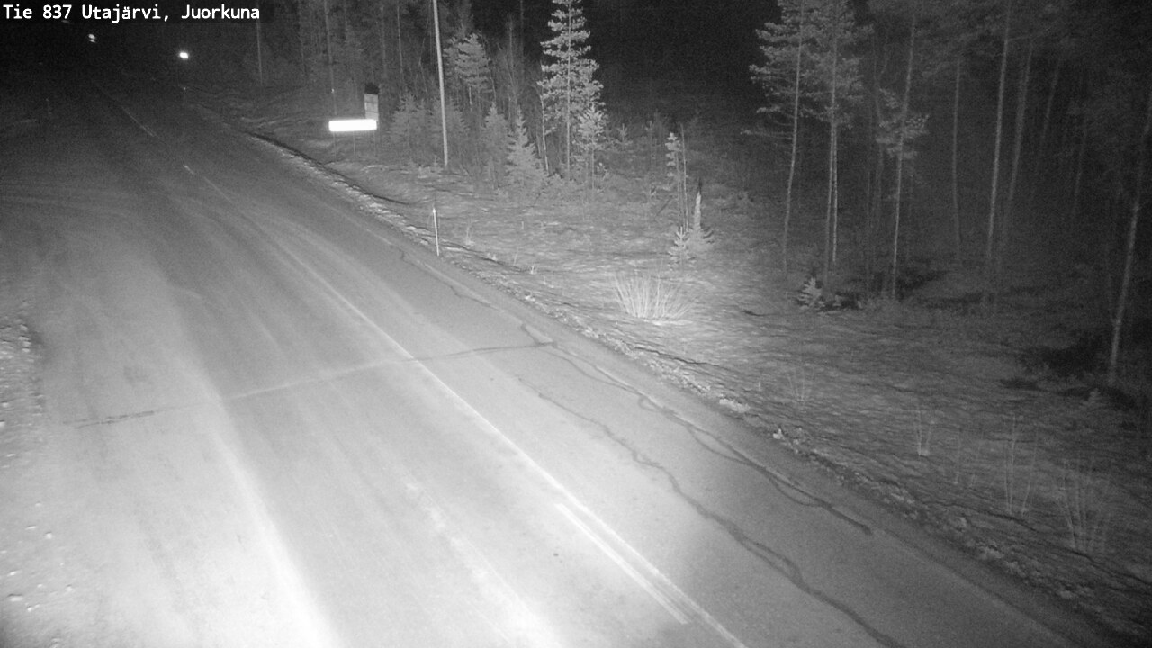 Kelikamerat Kuva Tie 837 Utajärvi, Juorkuna, Utajärvi, Pohjois-Pohjanmaa