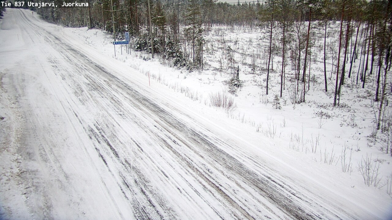 Kelikamerat Kuva Tie 837 Utajärvi, Juorkuna, Utajärvi, Pohjois-Pohjanmaa
