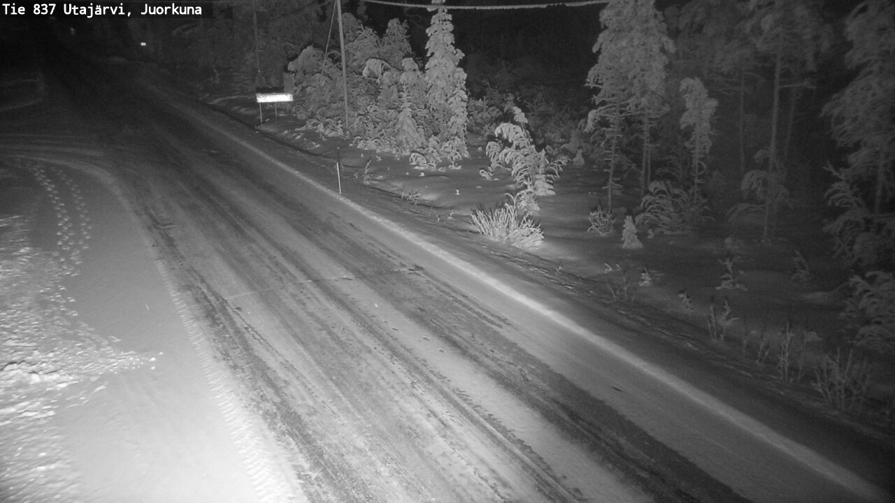 Kelikamerat Kuva Tie 837 Utajärvi, Juorkuna, Utajärvi, Pohjois-Pohjanmaa