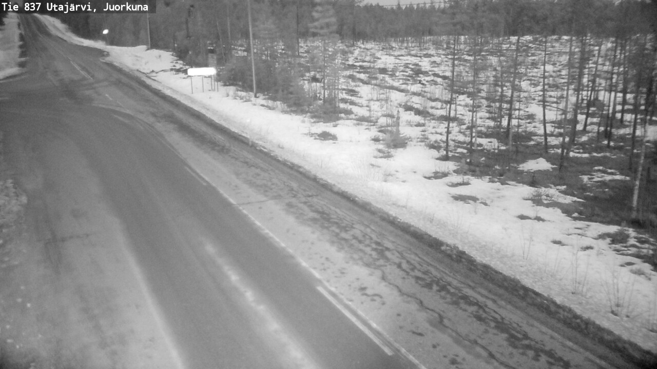 Kelikamerat Kuva Tie 837 Utajärvi, Juorkuna, Utajärvi, Pohjois-Pohjanmaa