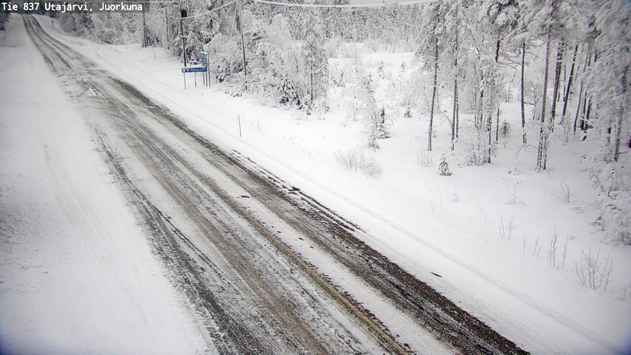 Kelikamerat Kuva Tie 837 Utajärvi, Juorkuna, Utajärvi, Pohjois-Pohjanmaa