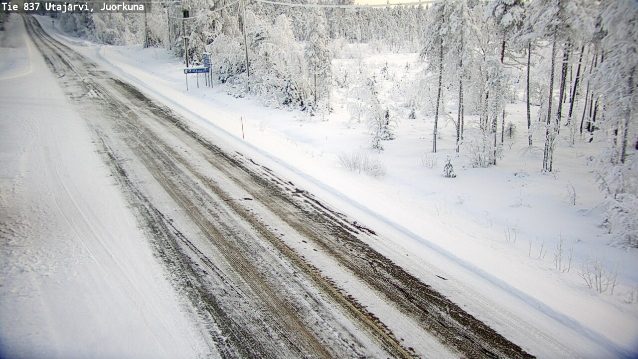 Kelikamerat Kuva Tie 837 Utajärvi, Juorkuna, Utajärvi, Pohjois-Pohjanmaa