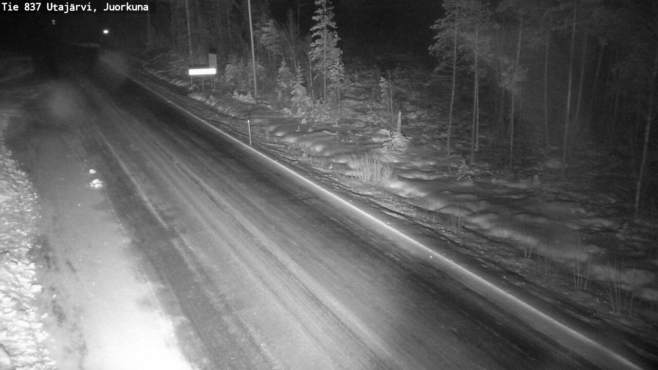 Kelikamerat Kuva Tie 837 Utajärvi, Juorkuna, Utajärvi, Pohjois-Pohjanmaa