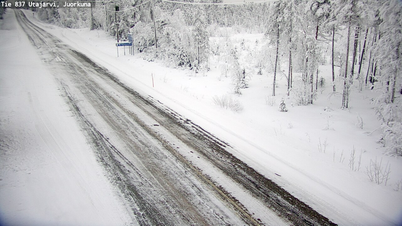 Kelikamerat Kuva Tie 837 Utajärvi, Juorkuna, Utajärvi, Pohjois-Pohjanmaa