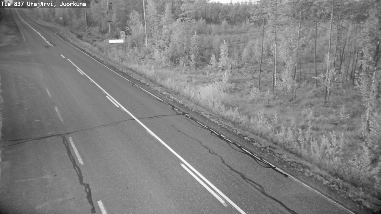 Kelikamerat Kuva Tie 837 Utajärvi, Juorkuna, Utajärvi, Pohjois-Pohjanmaa