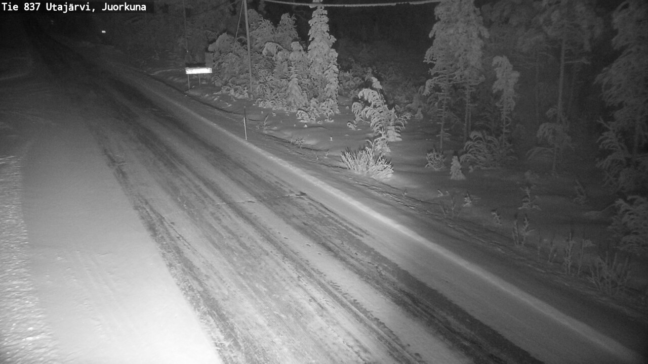 Kelikamerat Kuva Tie 837 Utajärvi, Juorkuna, Utajärvi, Pohjois-Pohjanmaa
