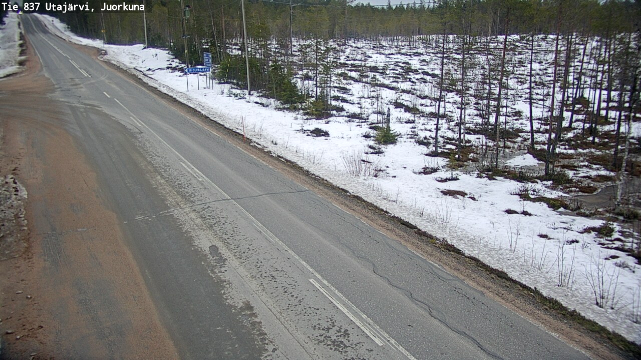 Kelikamerat Kuva Tie 837 Utajärvi, Juorkuna, Utajärvi, Pohjois-Pohjanmaa