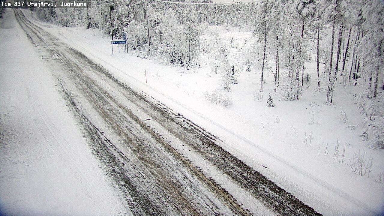 Kelikamerat Kuva Tie 837 Utajärvi, Juorkuna, Utajärvi, Pohjois-Pohjanmaa