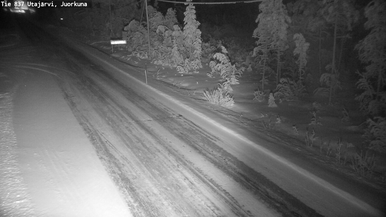 Kelikamerat Kuva Tie 837 Utajärvi, Juorkuna, Utajärvi, Pohjois-Pohjanmaa