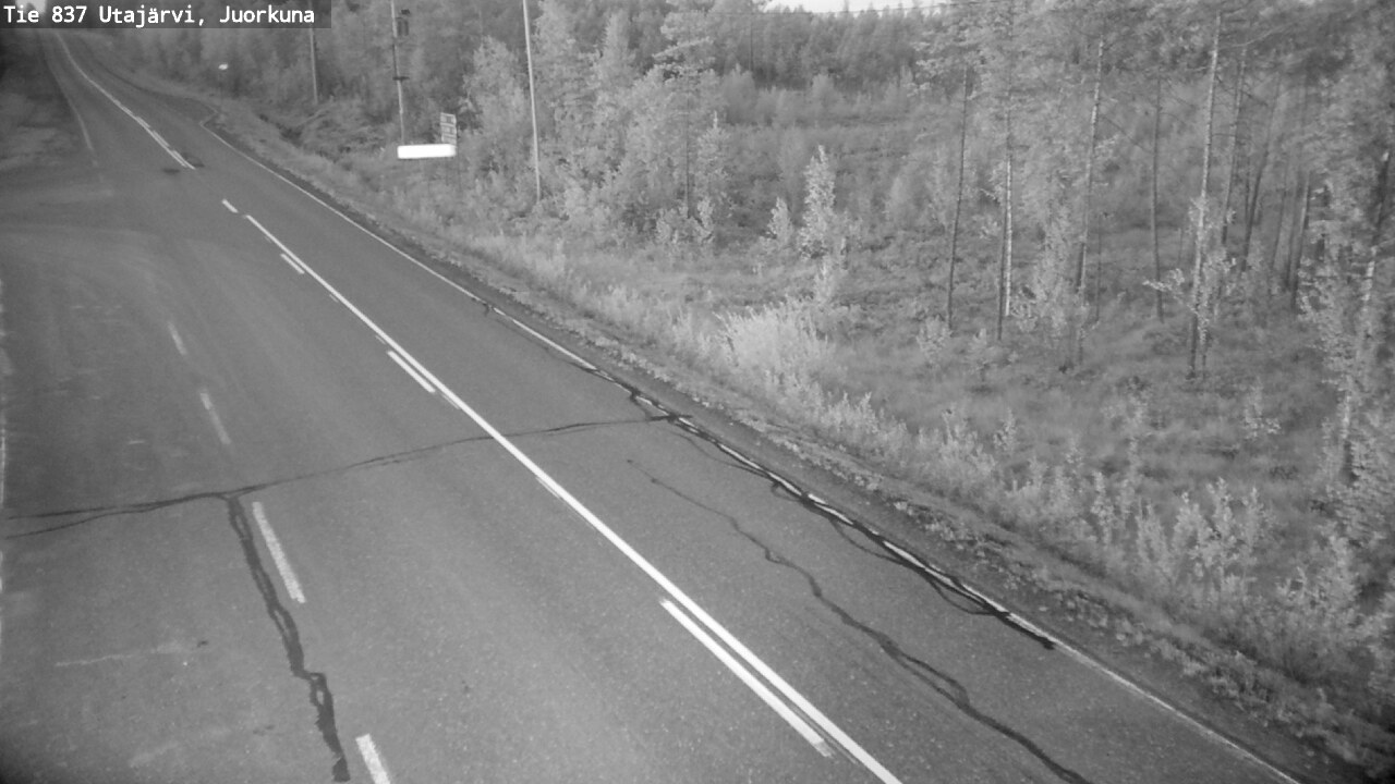 Kelikamerat Kuva Tie 837 Utajärvi, Juorkuna, Utajärvi, Pohjois-Pohjanmaa
