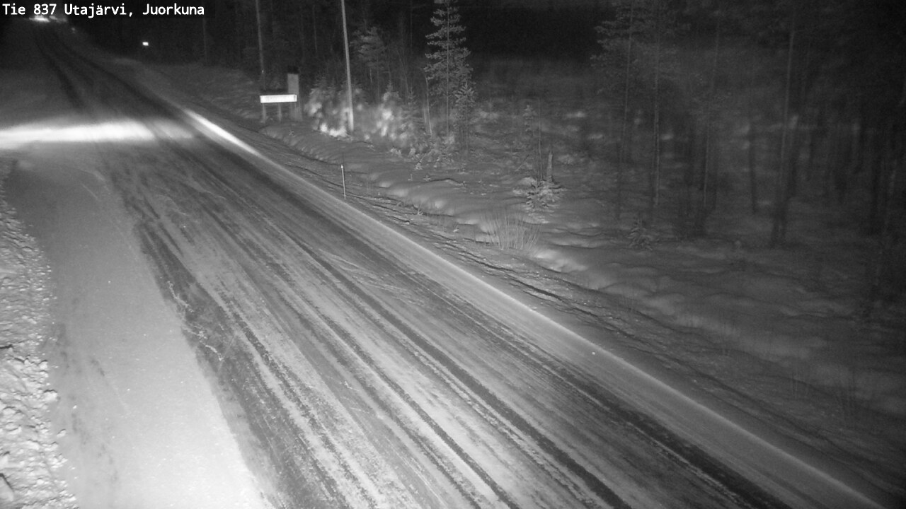 Kelikamerat Kuva Tie 837 Utajärvi, Juorkuna, Utajärvi, Pohjois-Pohjanmaa