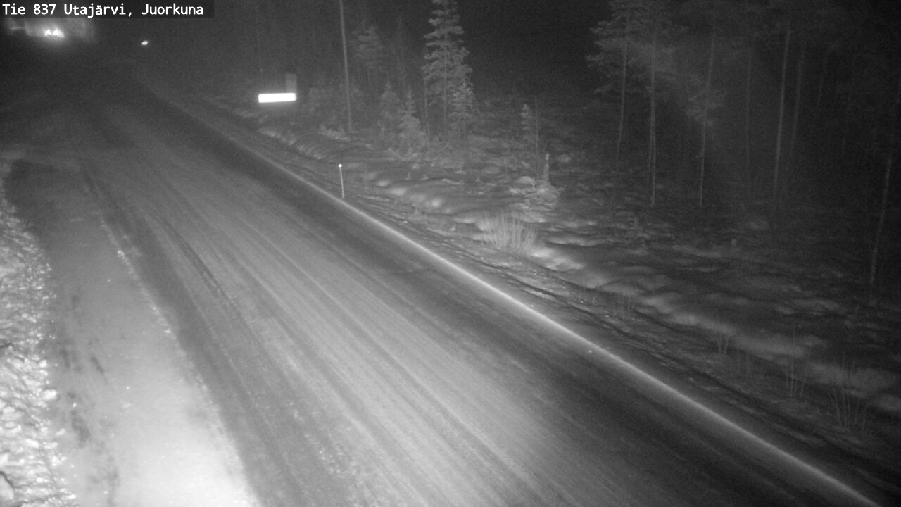 Kelikamerat Kuva Tie 837 Utajärvi, Juorkuna, Utajärvi, Pohjois-Pohjanmaa