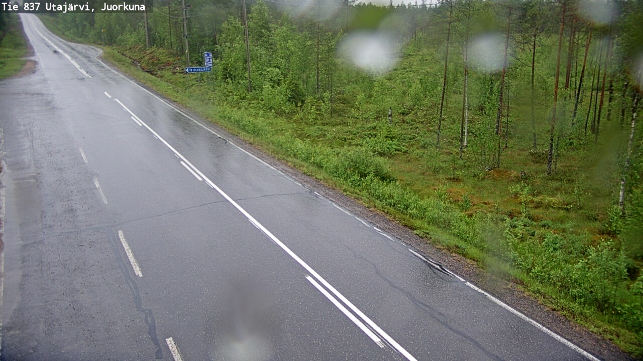 Kelikamerat Kuva Tie 837 Utajärvi, Juorkuna, Utajärvi, Pohjois-Pohjanmaa
