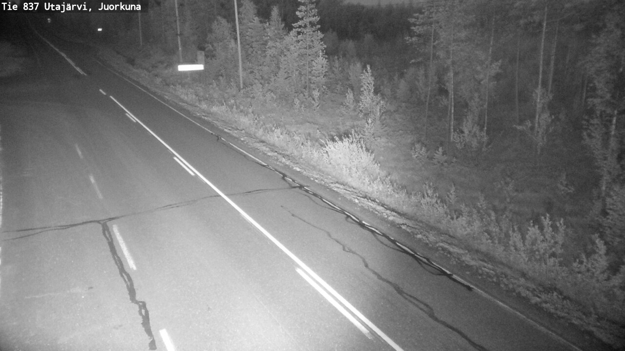 Kelikamerat Kuva Tie 837 Utajärvi, Juorkuna, Utajärvi, Pohjois-Pohjanmaa