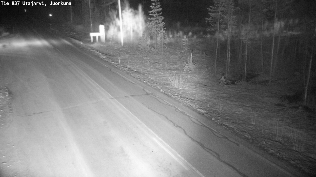 Kelikamerat Kuva Tie 837 Utajärvi, Juorkuna, Utajärvi, Pohjois-Pohjanmaa