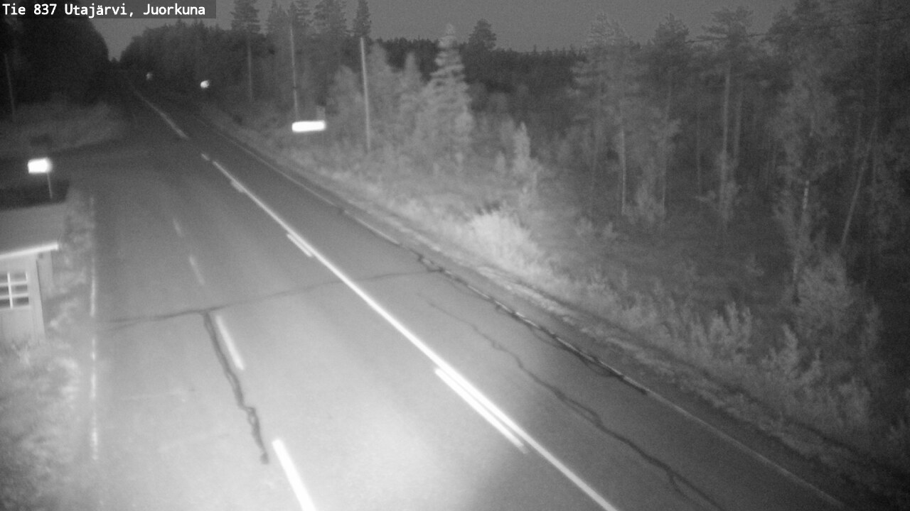 Kelikamerat Kuva Tie 837 Utajärvi, Juorkuna, Utajärvi, Pohjois-Pohjanmaa