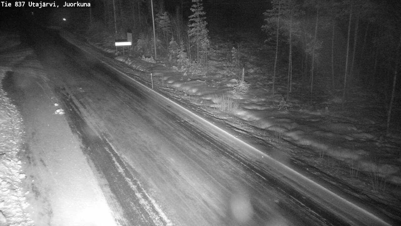 Kelikamerat Kuva Tie 837 Utajärvi, Juorkuna, Utajärvi, Pohjois-Pohjanmaa