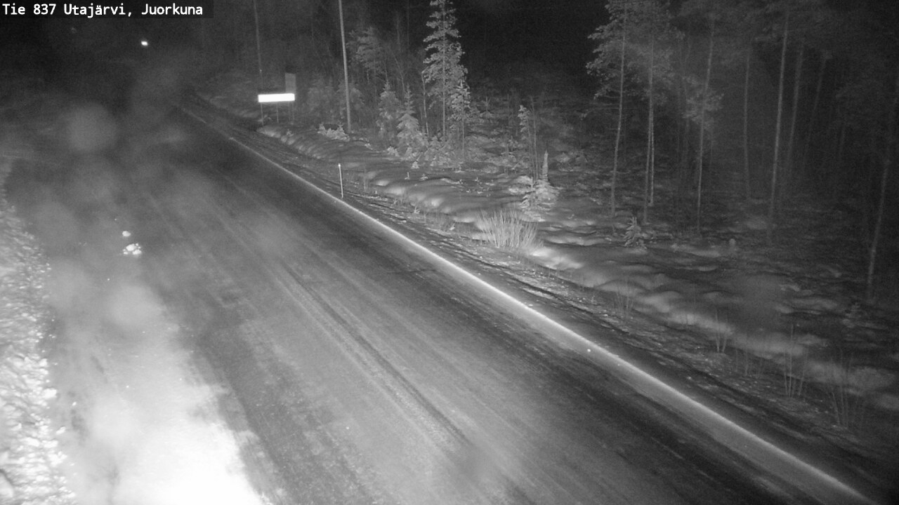 Kelikamerat Kuva Tie 837 Utajärvi, Juorkuna, Utajärvi, Pohjois-Pohjanmaa