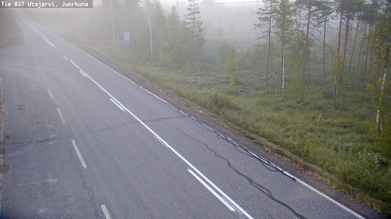 Kelikamerat Kuva Tie 837 Utajärvi, Juorkuna, Utajärvi, Pohjois-Pohjanmaa