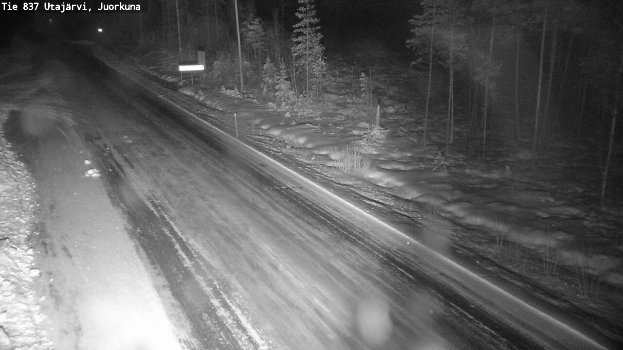 Kelikamerat Kuva Tie 837 Utajärvi, Juorkuna, Utajärvi, Pohjois-Pohjanmaa