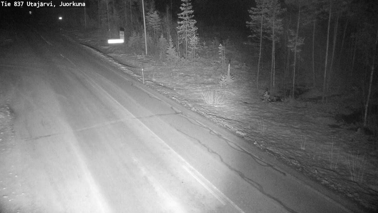 Kelikamerat Kuva Tie 837 Utajärvi, Juorkuna, Utajärvi, Pohjois-Pohjanmaa