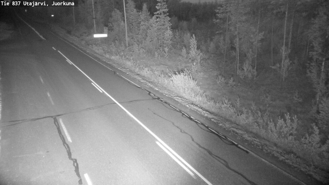 Kelikamerat Kuva Tie 837 Utajärvi, Juorkuna, Utajärvi, Pohjois-Pohjanmaa