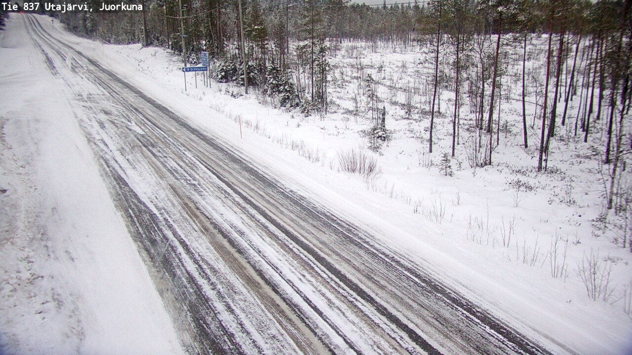 Kelikamerat Kuva Tie 837 Utajärvi, Juorkuna, Utajärvi, Pohjois-Pohjanmaa
