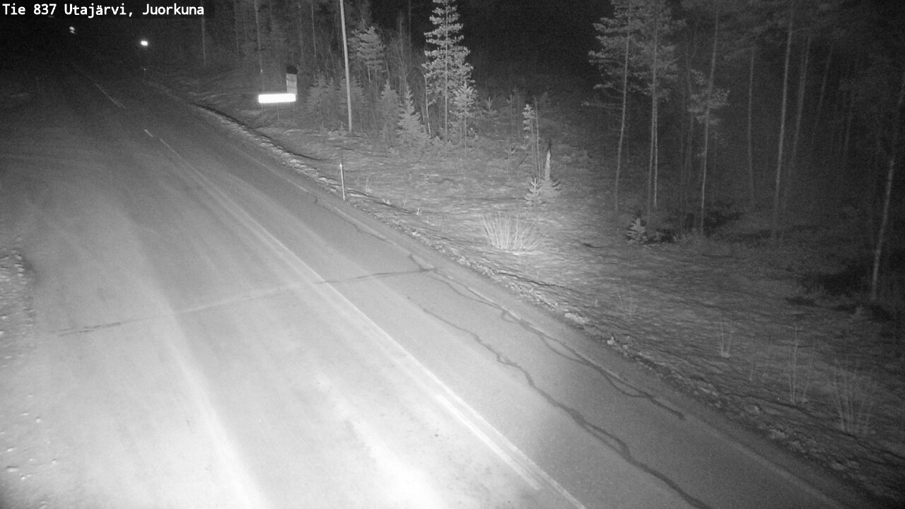 Kelikamerat Kuva Tie 837 Utajärvi, Juorkuna, Utajärvi, Pohjois-Pohjanmaa