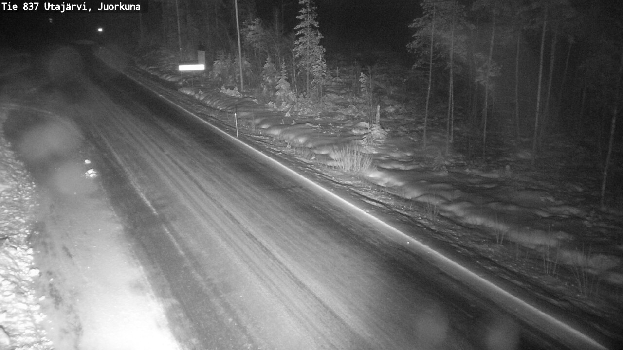 Kelikamerat Kuva Tie 837 Utajärvi, Juorkuna, Utajärvi, Pohjois-Pohjanmaa