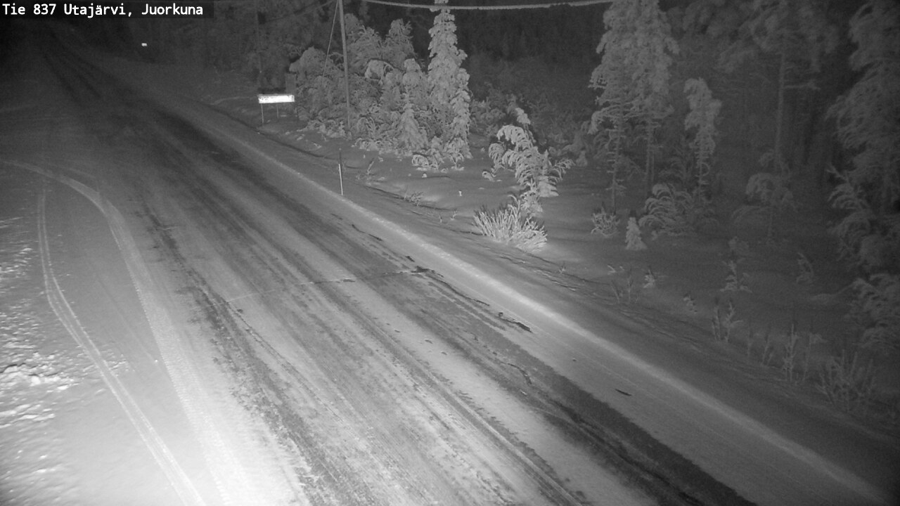 Kelikamerat Kuva Tie 837 Utajärvi, Juorkuna, Utajärvi, Pohjois-Pohjanmaa